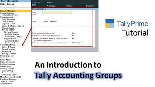 How To Create and Manage Accounting Groups in Tally Prime or Tally ERP 9 screenshot 3