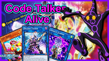 CODE TALKER ALIVE, Best skill for Code Talkers!? One Turn Kills with Playmaker and AI! [Duel Links]