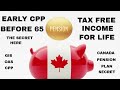 CPP @ 60 Equals #Tax #Free #Income For #Life #taxes #retirement #cpp #oas #money #TFSA #CPP #buffet