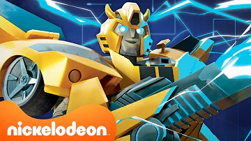 Bumblebee Being Iconic in Transformers: Earthspark for 28 Minutes Straight | Nicktoons