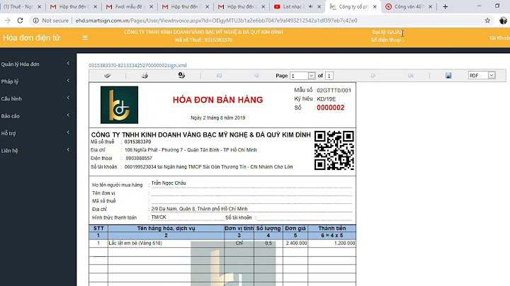 Cách xuất hóa đơn điện tử efi ca