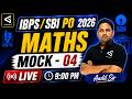 All Banking Exams | IBPS PO | SBI PO 2026 | Maths | Mock – 04 | Most Expected Questions