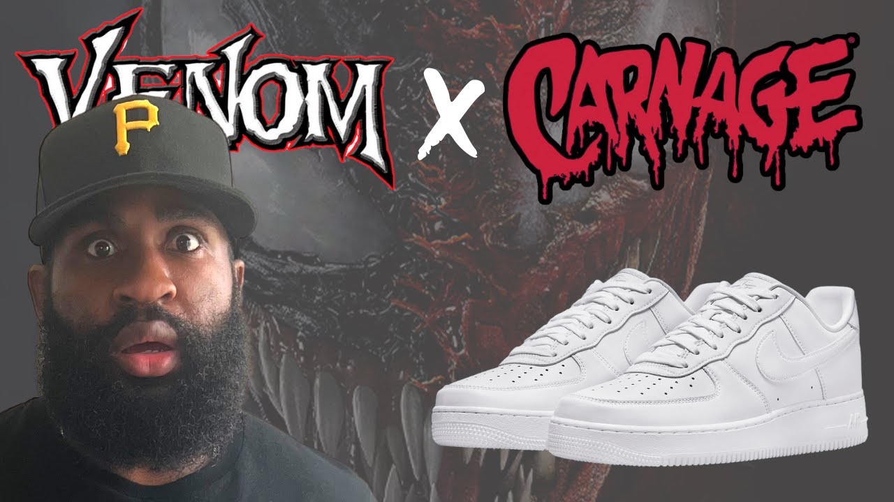 Custom AIR FORCE 1 (CARNAGE vs VENOM)