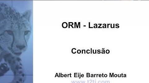 T2Ti ERP 2 0   Lazarus   ORM   10 Conclusao