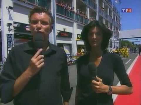 Karen Minier [TF1 - F1 à la une - 04/07/2004]