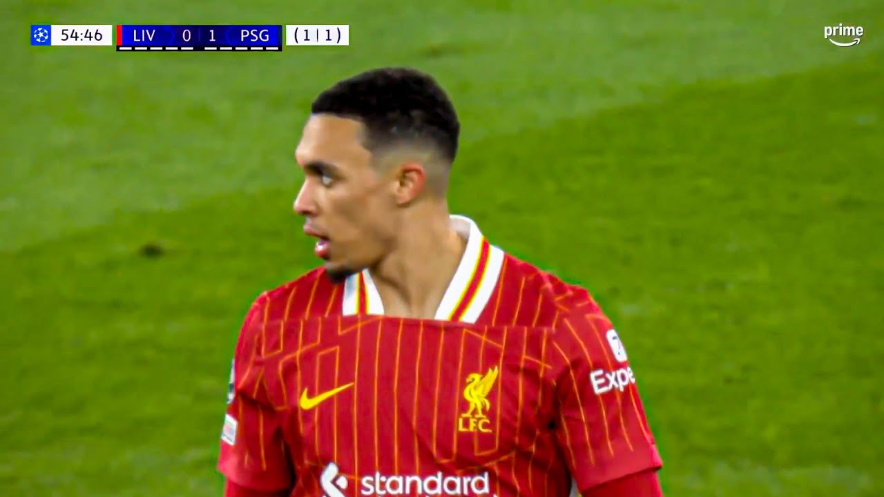 Trent Alexander-Arnold vs Paris Saint Germain (PSG) UCL Quarter Final second leg