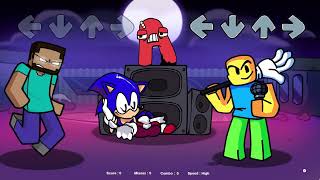 Friday Night Funkin' - Noob Roblox (Vs. Steve Minecraft) (Animation Mods)