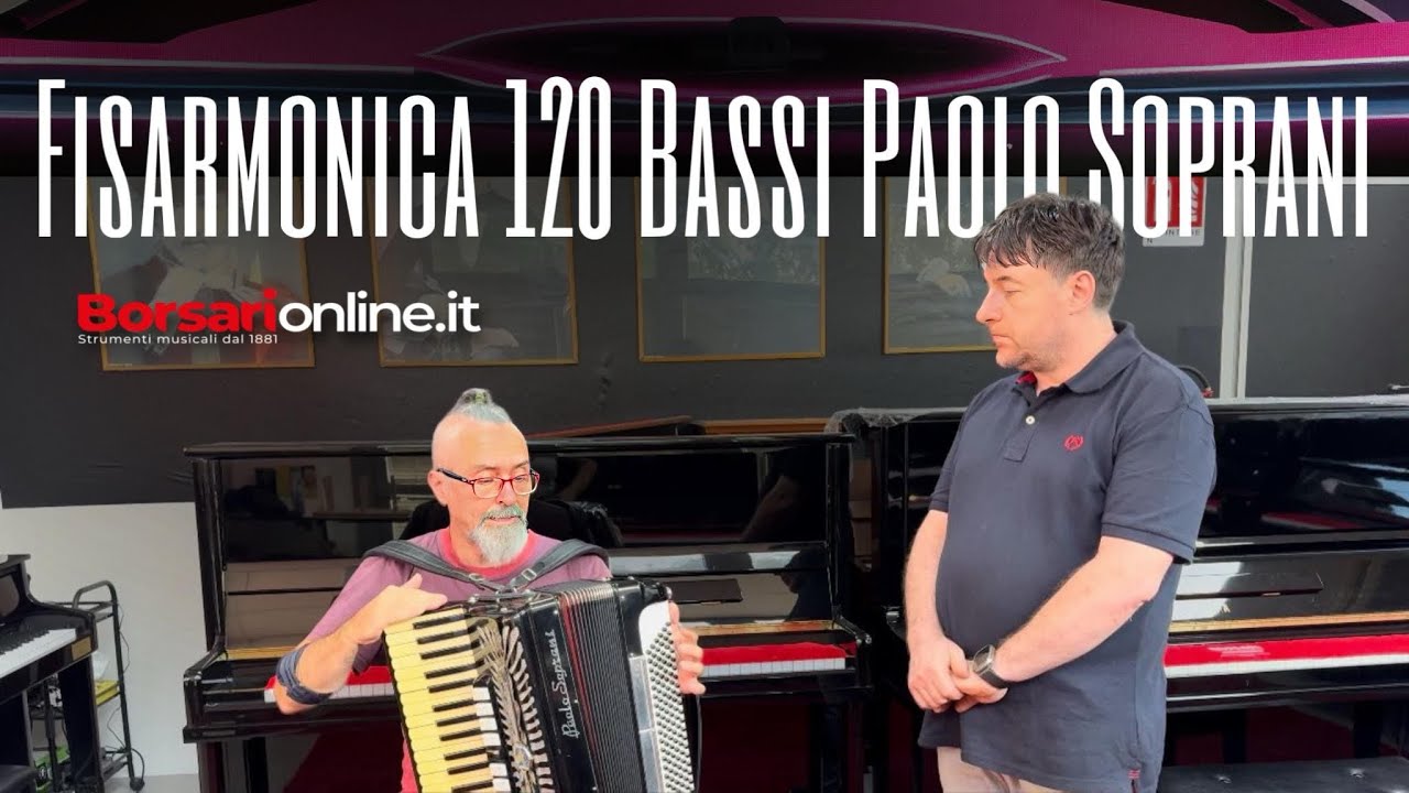 Fisarmonica usata Paolo Soprani 120 bassi