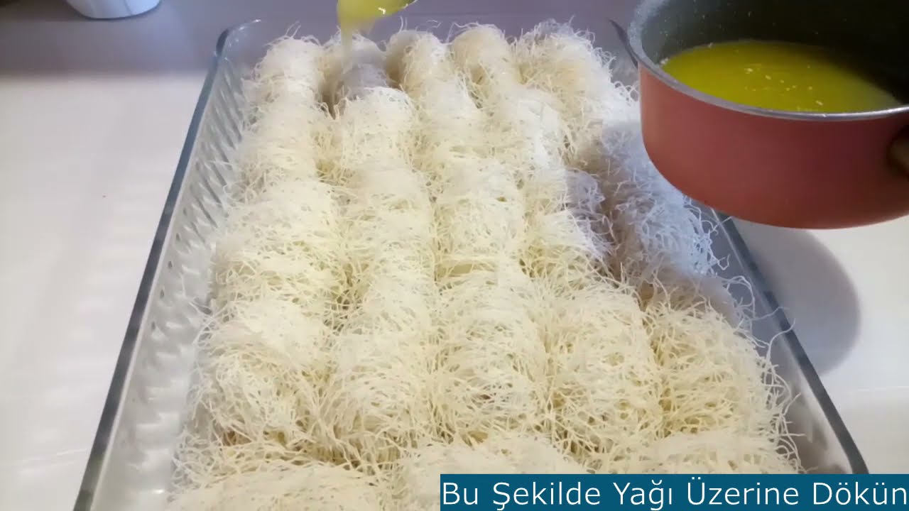 Çok Kolay ve Bir O Kadar Lezzetli Cevizli Çıtır Kadayıf Sarma Tatlısı Tarifi