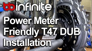BBInfinite T47 Power Meter Friendly Design Explanation and Crank Install