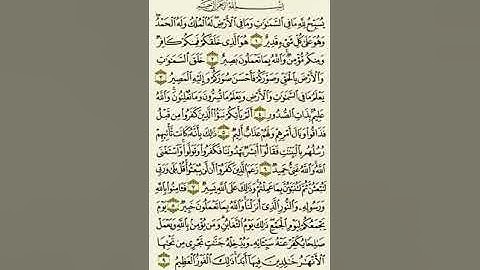 سورة التغابن من الآية ١ إلى الآية ٩بصوت القارئ ماهر المعيقلي