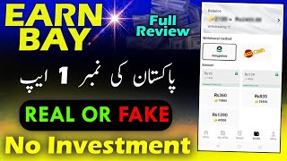 Earn Bay Earning App Earn Bay Real Or Fake Earn Bay Withdraw Pending How To Withdraw Earn Bay