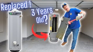 Water Heater Installation - Why my 3 year old water heater failed