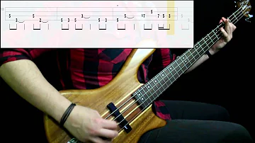 Kansas - Carry On Wayward Son (Bass Cover) (Play Along Tabs In Video)