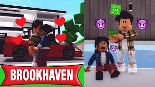 UNE INCONNUE DÉBILE TOMBE AMOUREUSE DE MOI , JE PROFITE D'ELLE 🤑 | ROBLOX BROOKHAVEN MINI FILM RP