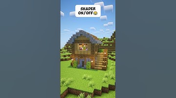 Minecraft Shaders Vs Vanilla😂 #shorts