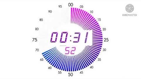 (REUPLOAD) 100 Seconds BBC Digital Countdown Timer (LED Circle BBC News 24 2003 Version) in G Major