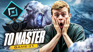 31 - VOLIBEAR TOP LE PICK EST DINGUE : UNRANKED TO MASTER HARD MODE