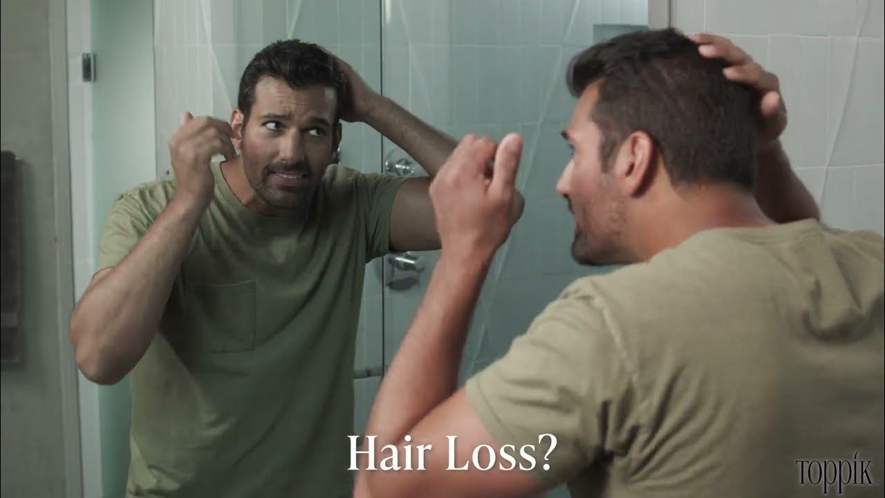 How to use Toppik Hair Fibres to conceal hair loss YouTube