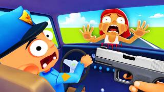 Forcing Police to DRIVE OVER HUMANS in VR screenshot 2