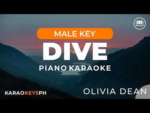 Dive - Olivia Dean (Male Key - Piano Karaoke)