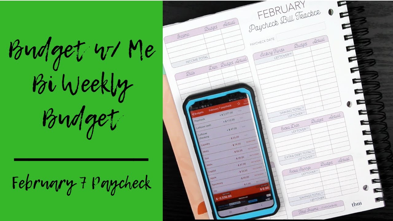 Budget With Me Bi Weekly Budget Budget By Paycheck Workbook YouTube Budget With Me Bi Weekly Budget Budget By Paycheck Workbook YouTube