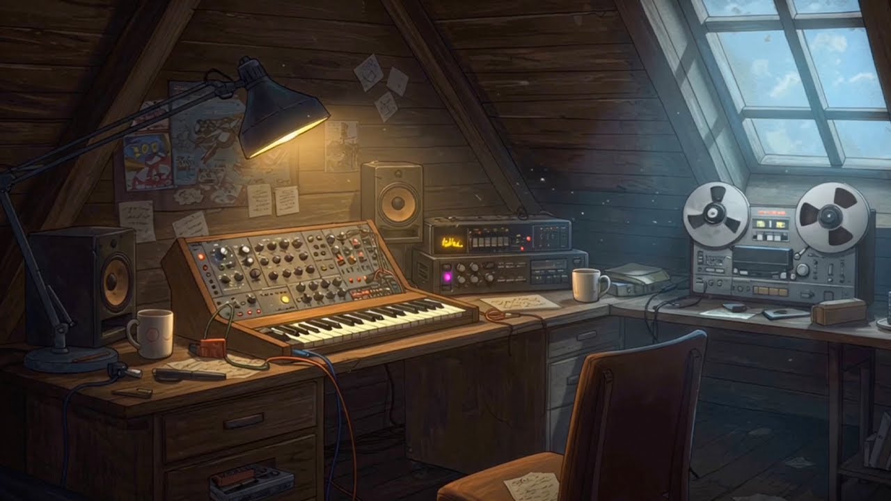 Warm Static Drift — Analog Ambient Mix for Study | 1 Hour