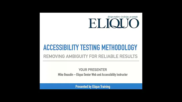 How to check if you website is WCAG accessible - Accessibility Testing Methodology