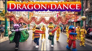 Dragon Dance with Sesame Street at Universal Studios