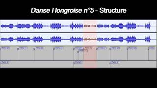 Danse hongroise n°5 - Structure