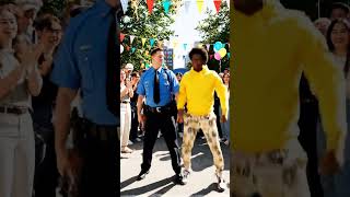 Cop & Crew Gangnam Style Showdown