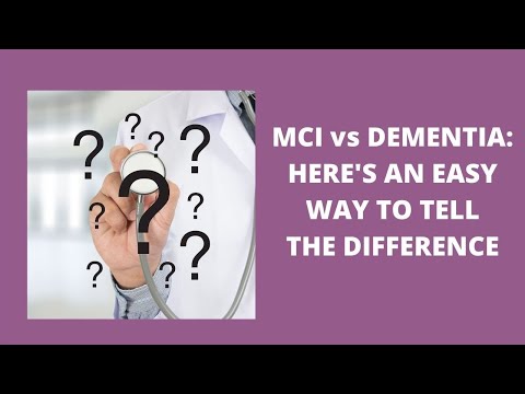 MCI v. dementia: How can you tell?