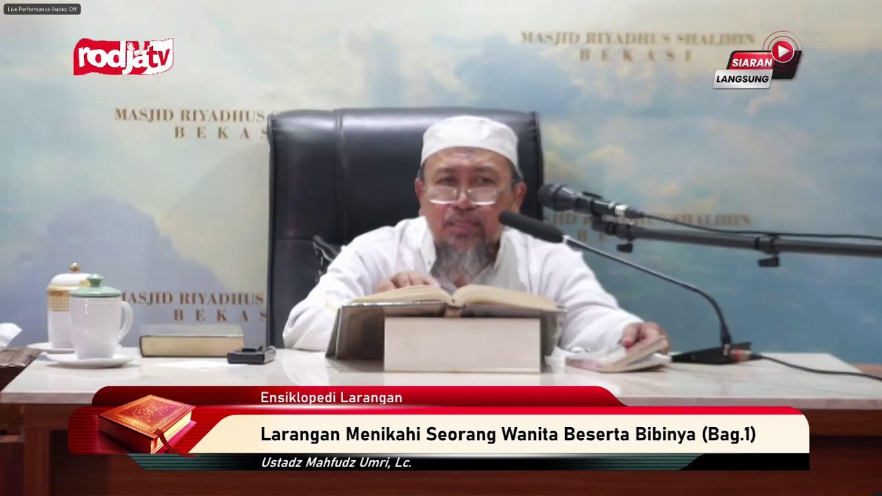 ⁣[LIVE] Ustadz Mahfudz Umri, Lc | Ensiklopedi Larangan