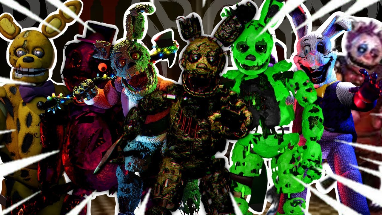 Springtrap all skins gameplay!! (Pillar Chase 2) - Roblox
