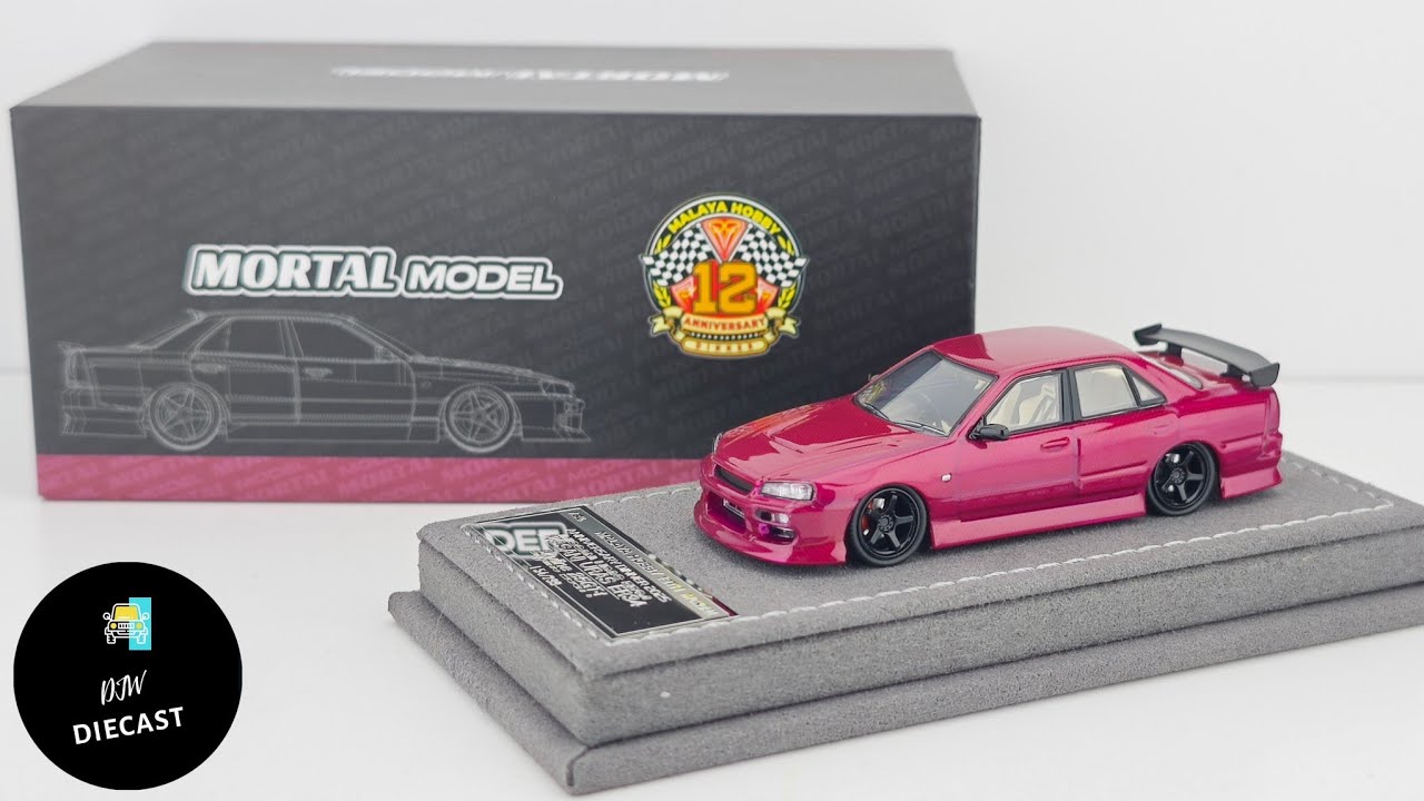 Mortal Model 1/64 日産URAS ER34 2台ボックス Nissan Skyline 25 GT-t URAS ER34 Malaya Hobby Dinner by Mortal