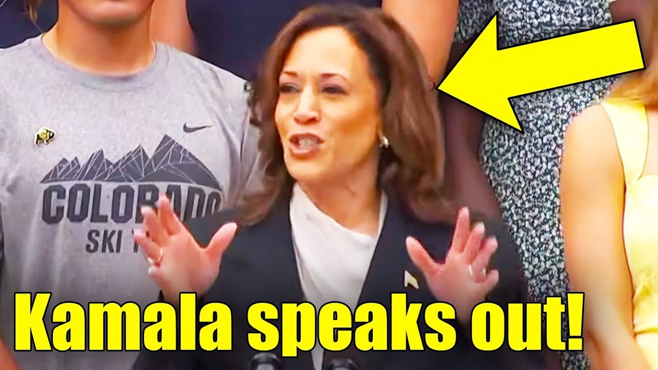 BREAKING: KAMALA HARRIS SPEAKS ON CAMERA FOR FIRST TIME SINCE BIDEN DROP OUT!