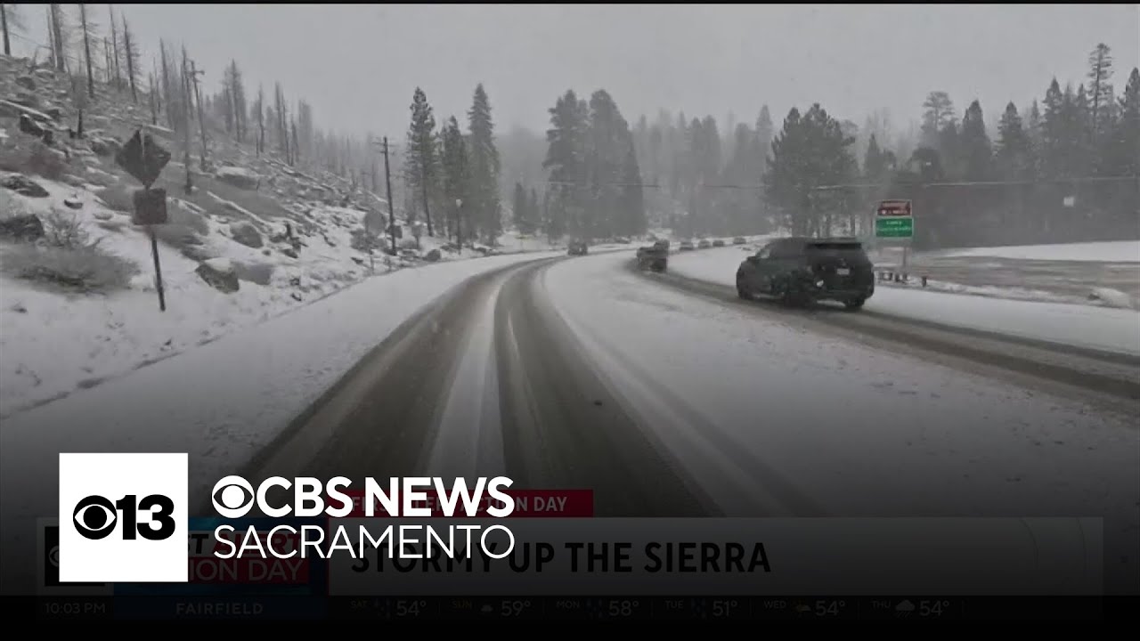 Winter storm brings rain, snow to Northern California and tough driving ...