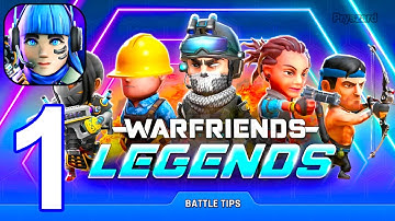 WarFriends Legends PvP Shooter - Gameplay Walkthrough Part 1 Tutorial (iOS, Android Gameplay)