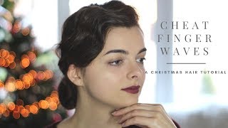 Cheat Finger Waves | Christmas Hair Tutorial screenshot 2