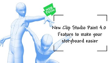 Clip Studio Paint 4.0 Feature to Make Your Storyboard Easier (Webtoon Making #10)