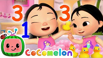 5 Little Ducks 🐥 ♛ 👑🎀🩰CeCe | 💝🌸🌺🌸| Moonbug Kids - Girl Power!