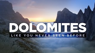 AMAZING aerial footage of the Dolomites Italy | 4k Cinematic Drone Video