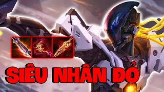 (Liên Quân) Yorn Vệ Binh Ngân Hà lên full đồ đỏ hóa siêu nhân bắn nát team bạn screenshot 3