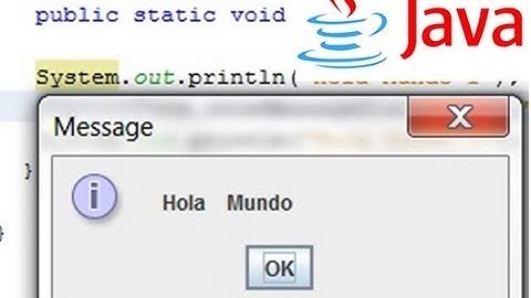 ✅ Curso JAVA - Primer programa "Hola Mundo" (3)
