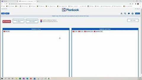 Adding Students into Planbook and Doing Attendance