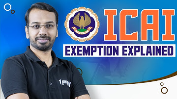 Exemption | ICAI old syllabus to New Syllabus