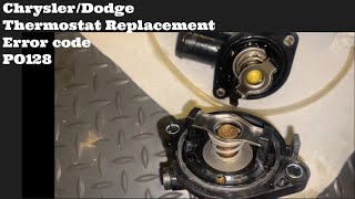 2012 Chrysler Town and Country/ Dodge Caravan Thermostat Coolant Replacement error code P0128 Repair