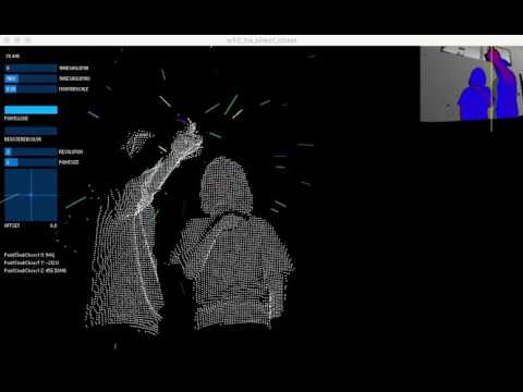 Kinect Closest Point + Particles