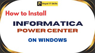 How to Install Informatica PowerCenter on Windows | Royal IT Skills | Download Power Center Software screenshot 5