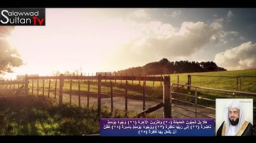 فديو HD سورة القيامة القارئ خالد الجليل I قناة سلطان العواد 1